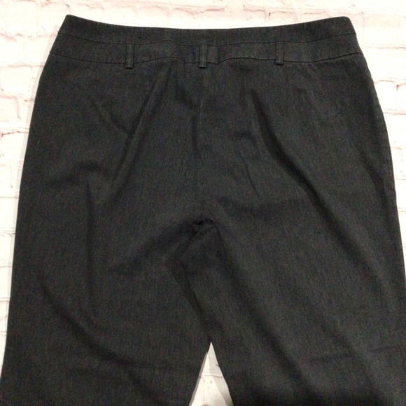 Lane Bryant Charcoal Gray Flat Front Dress Pants - Size 18 - Picture 5 of 9